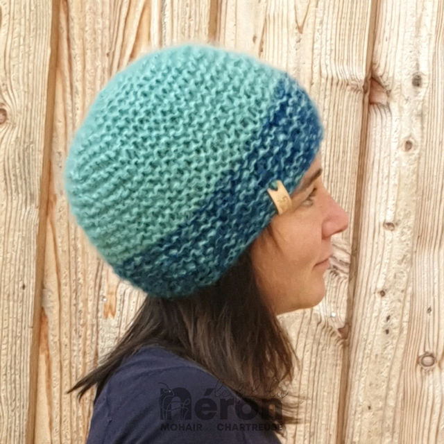 Bonnet Chartreuse tricoté à la main