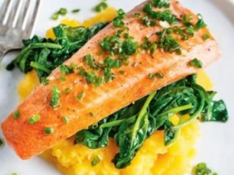 Truite à la ciboulette et purée de butternut 4 pers