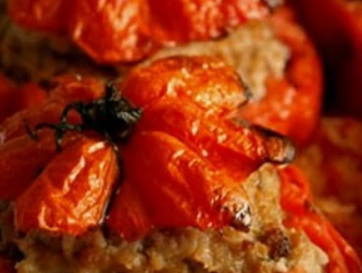 Tomates coeur de boeuf farcies