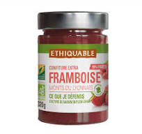 Confiture de framboise Monts du Lyonnais BIO 320g