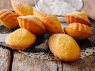 Madeleines fourrées (fraise)