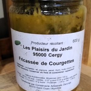 Fricassée de courgettes 600g