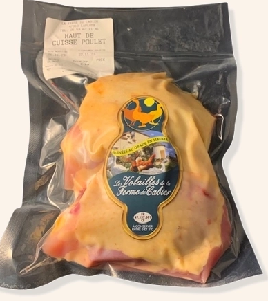 2 Haut de cuisse poulet 350g