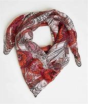 Foulard Carré Oscar De La Renta En Soie 100%, Imprimé Floral, 31x31 Cm - Neuf Sans étiquette